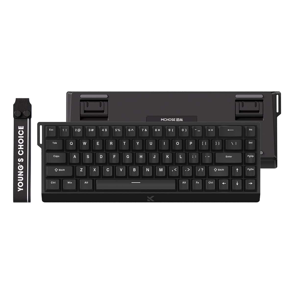 Mchose Ace68 E Sport Zwart 65 Hall Effect Ice Blue Magnetische Switch 8k Hz Rgb Hotswap Mechanisch Gaming Toetsenbord Mc Ace68 8 3