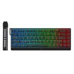 MCHOSE Ace68 E-sport Zwart Topographic 65% Hall Effect Uranus Magnetische Switch eSports 8K Hz RGB Hotswap Mechanisch Gaming Toetsenbord (MC-Ace68-20)