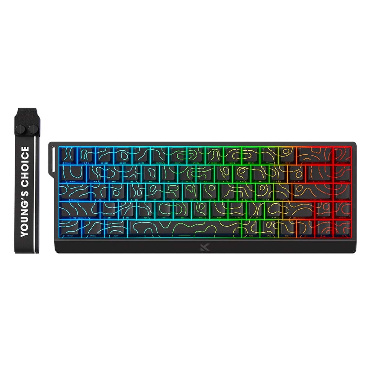 Mchose Ace68 E Sport Zwart Topographic 65 Hall Effect Uranus Magnetische Switch Esports 8k Hz Rgb Hotswap Mechanisch Gaming Toetsenbord Mc Ace68 20 1