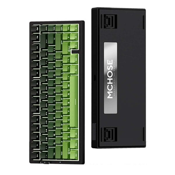 Mchose G75 Pro Black Green 75 Cabbage Tofu Switch Rgb Draadloos Hotswap Mechanisch Gaming Toetsenbord Mc G75 20 3