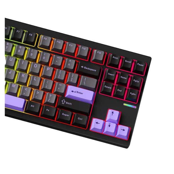 Mchose Gx87 Max 80 Tkl Rgb Draadloos Hotswap Zwart Anodische Oxidatie Mechanisch Gaming Toetsenbord Mc Gx87 A3 3