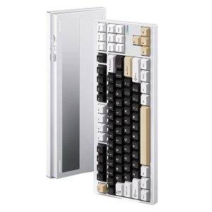 Mchose Gx87s Milky Brown 80 Mist Blue Switch Rgb Draadloos Hotswap Mechanisch Gaming Toetsenbord Hw Gx87 2 2