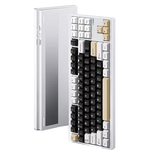 Mchose Gx87s Milky Brown 80 Mist Blue Switch Rgb Draadloos Hotswap Mechanisch Gaming Toetsenbord Hw Gx87 2 2