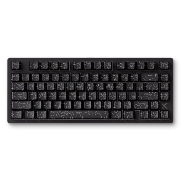 Mchose Jet75 E Sport Zwart Topographic 75 Hall Effect Starburst Magnetische Switch 8k Hz Rgb Hotswap Mechanisch Gaming Toetsenbord Mc Jet75 3 2