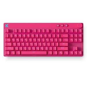 Mchose Mix 87 Rose Red 80 Apollo Magnetische Schakelaar 8k Hz Hall Effect Rgb Hotswap Mechanisch Gaming Toetsenbord Mc Mix87 5 1