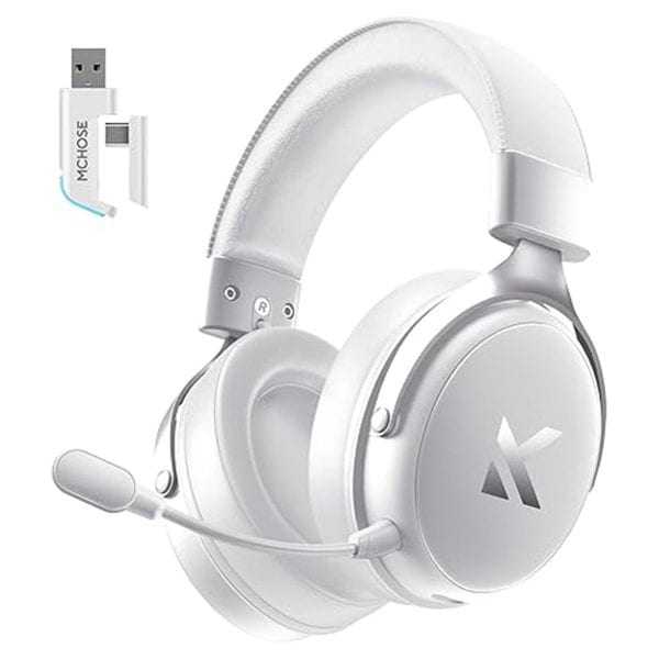 Mchose V9 Pro Icy White 7 1 Surround Draadloze Gaming Headset Hw V9 5 2