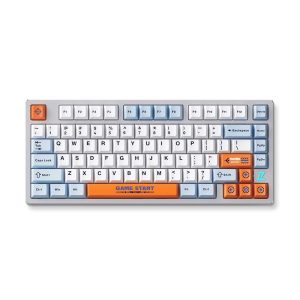 Mchose Z75s 75 Rgb Draadloos Hotswap Oranje Blauw Mechanisch Gaming Toetsenbord Mc Z75s 7 1