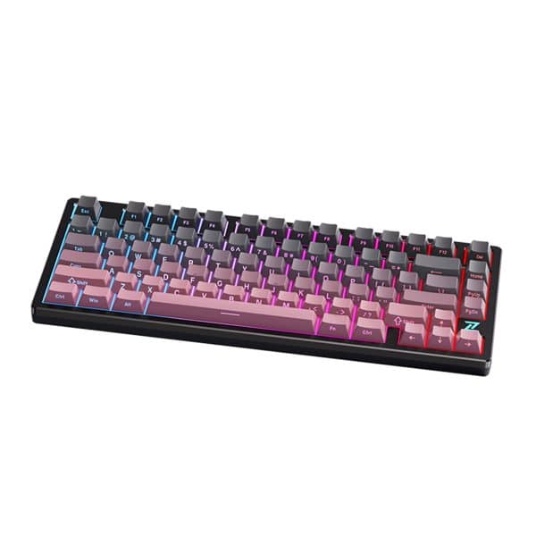 Mchose Z75s 75 Rgb Draadloos Hotswap Zwart Roze Mechanisch Gaming Toetsenbord Mc Z75s 9 2