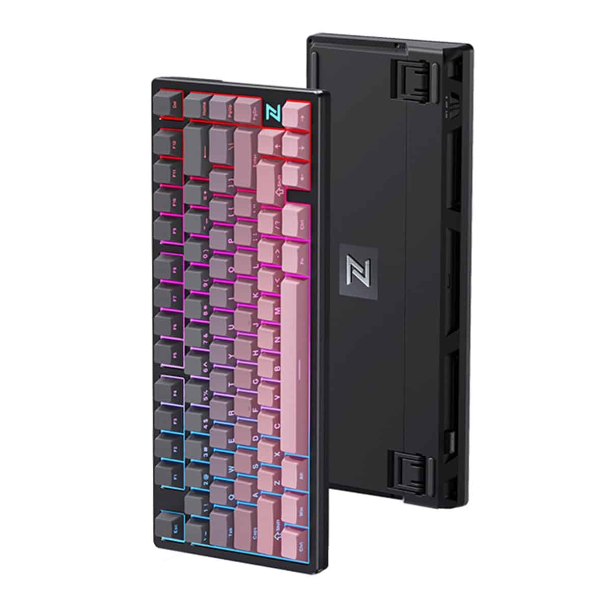 Mchose Z75s 75 Rgb Draadloos Hotswap Zwart Roze Mechanisch Gaming Toetsenbord Mc Z75s 9 4