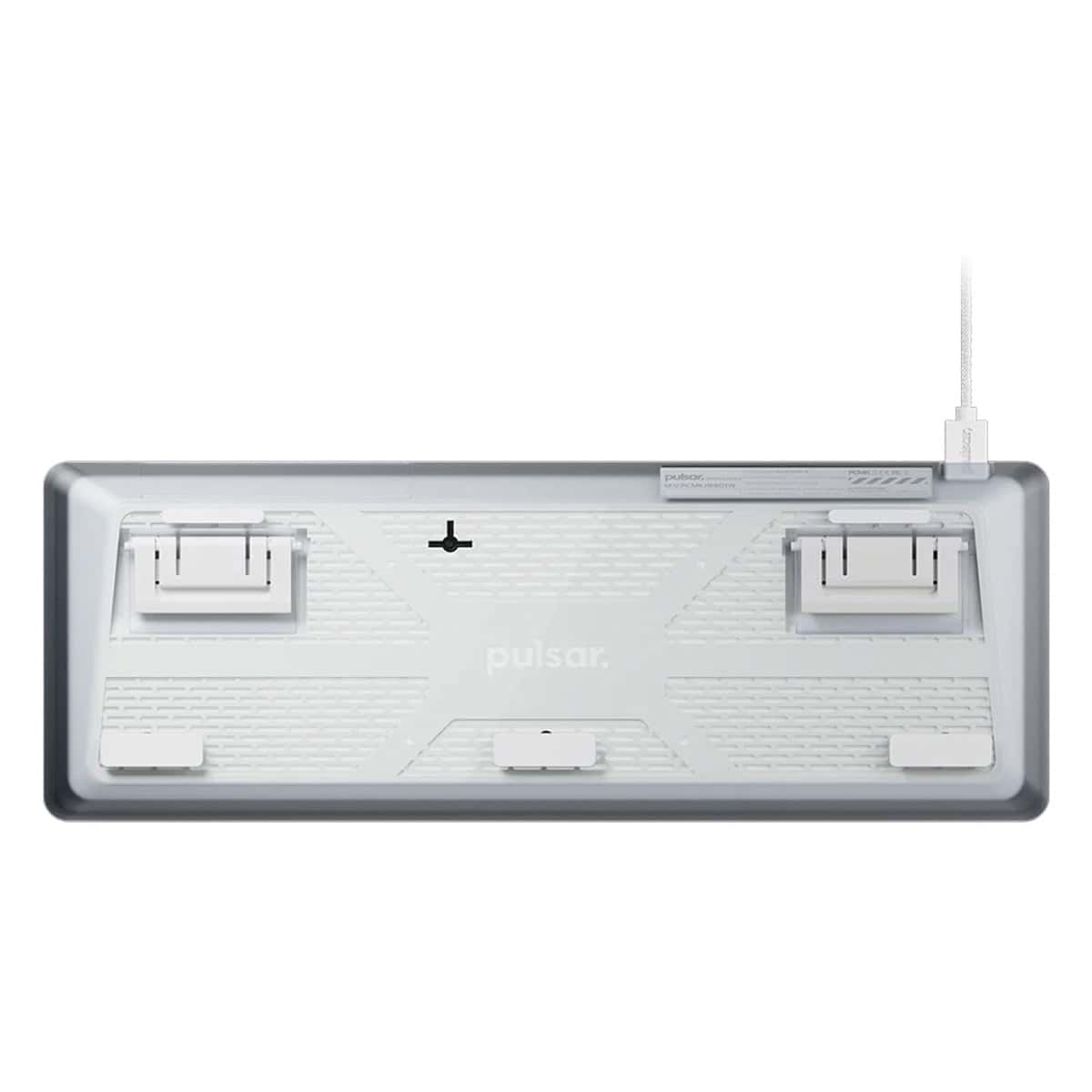 Pulsar Pcmk 3 He 60 Ansi Witte Tkl 60 Gateron X Pulsar Magnetische Schakelaar 8k Hz Hall Effect Rgb Hotswap Mechanisch Gaming Toetsenbord Pcmk3he601w 2