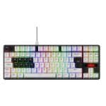 Pulsar PCMK2 HE 80% TKL ISO Hall Effect Magnetische Schakelaar 8K Hz RGB Hotswap Witte Mechanisch Gaming Toetsenbord (PCMK2HE821W)