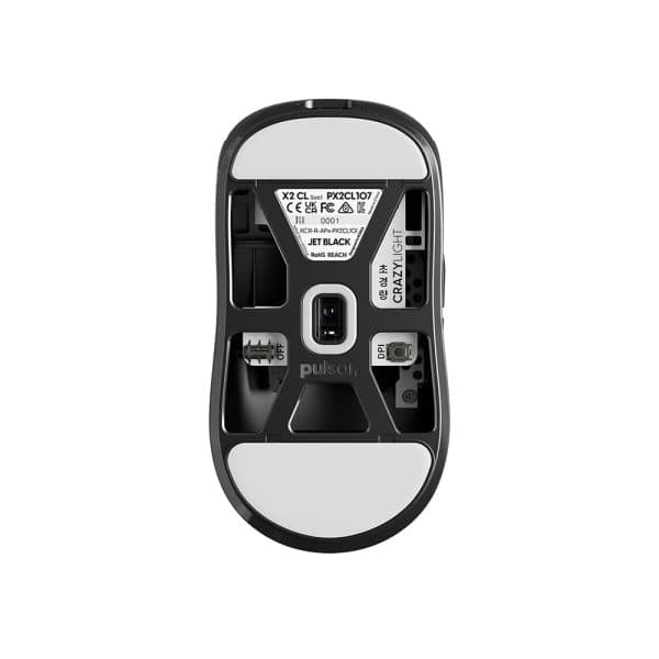 Pulsar X2 Crazylight 8k Hz Xs 1 Sensor Jet Black Draadloze Size 1 Mini Symmetrische Gaming Muis Px2cl107 4
