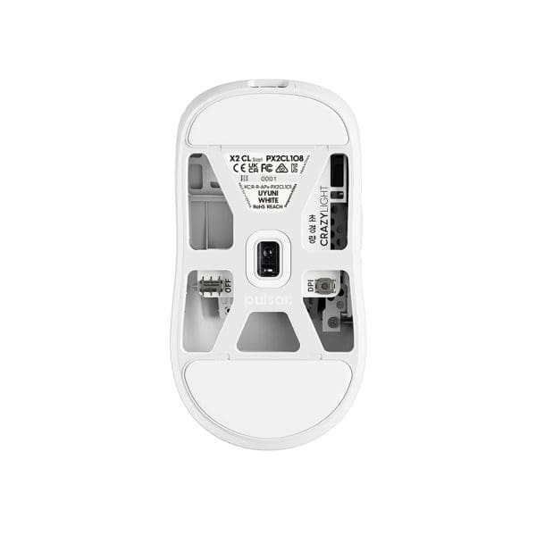 Pulsar X2 Crazylight 8k Hz Xs 1 Sensor Uyuni White Draadloze Size 1 Mini Symmetrische Gaming Muis Px2cl108 4