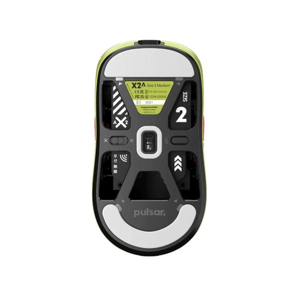 Pulsar X2a Demon Slayer Himejima Gyomei Draadloze Size 2 Medium Beide Handen Symmetrische Gaming Muis Px2a2tg 4