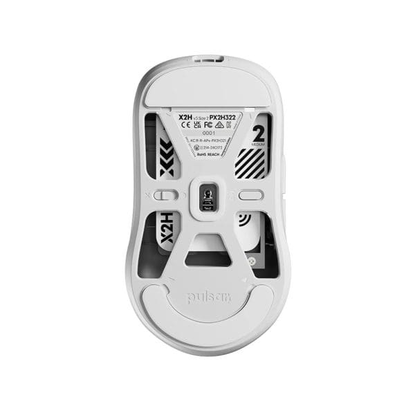 Pulsar X2h V3 Xs 1 Sensor Witte Draadloze Size 2 Medium Symmetrische Gaming Muis Px2h322 4