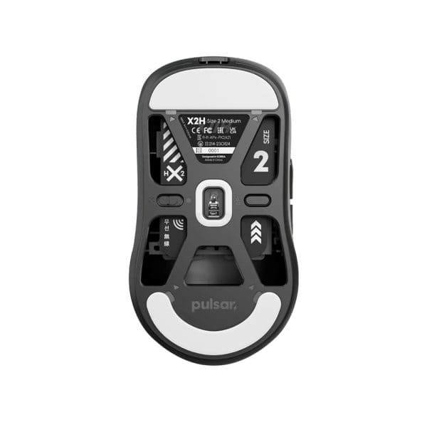 Pulsar X2h Zwarte Draadloze Size 2 Medium Symmetrische Gaming Muis Px2h21 4