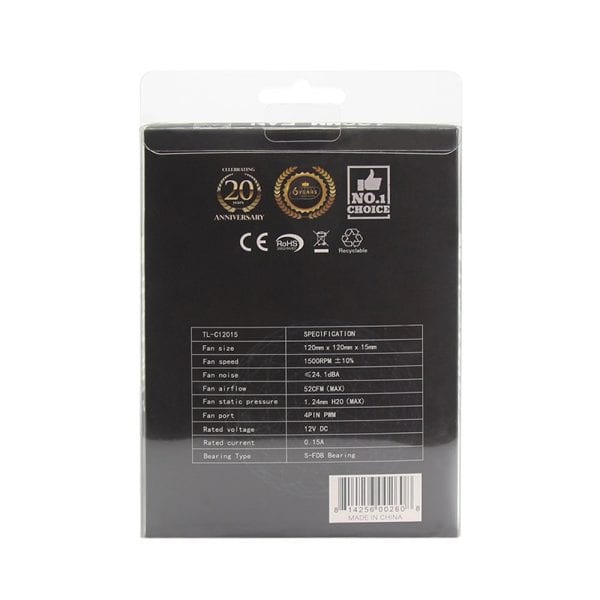 Thermalright Tl C12015 120mm Behuizingventilator 6