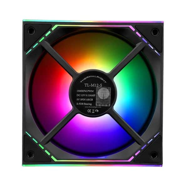 Thermalright Tl M12 S Argb 120mm Zwarte Behuizingventilator 2