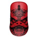 WAIZOWL OGM Cloud Crimson Lion 8K Hz PixArt 3950 Sensor Draadloze Symmetrische Gaming Muis