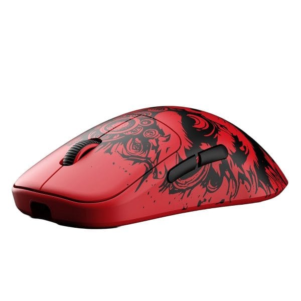 Waizowl Ogm Cloud Crimson Lion 8k Hz Pixart 3950 Sensor Draadloze Symmetrische Gaming Muis 6
