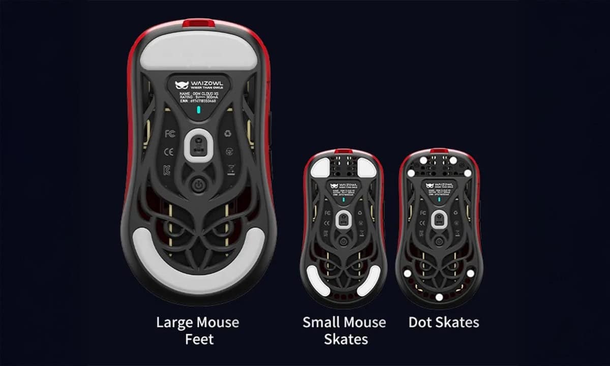 PTFE Mouse Skates