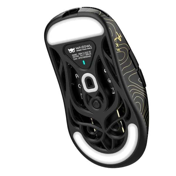 Waizowl Ogm Cloud Xs Typo 8k Hz Pixart 3950 Sensor Draadloze Symmetrische Gaming Muis 6