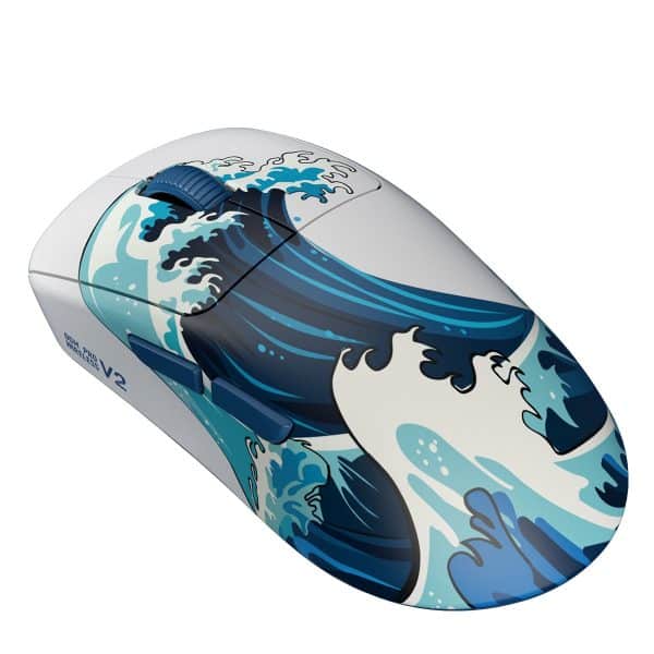Waizowl Ogm Pro V2 Kanagawa Wave 8k Hz Pixart 3950 Sensor Draadloze Gaming Muis 2