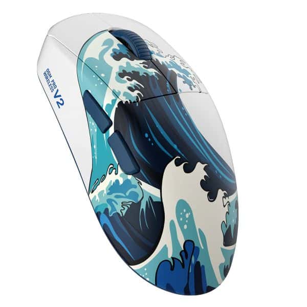 Waizowl Ogm Pro V2 Kanagawa Wave 8k Hz Pixart 3950 Sensor Draadloze Gaming Muis 3