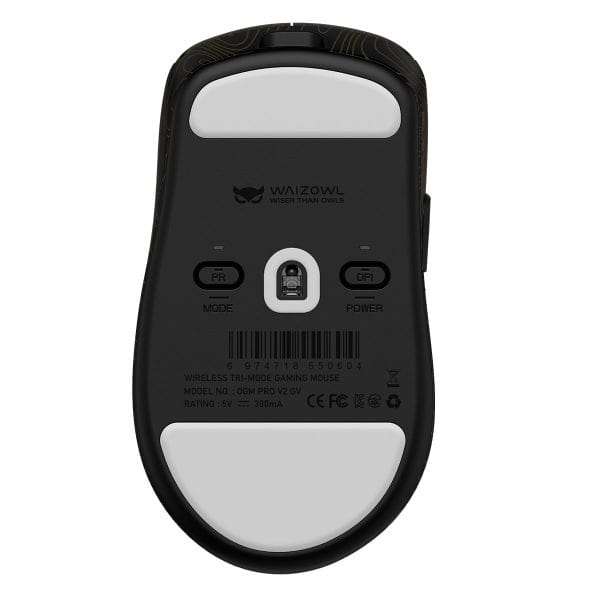 Waizowl Ogm Pro V2 Typo Wave 8k Hz Pixart 3950 Sensor Draadloze Gaming Muis 9