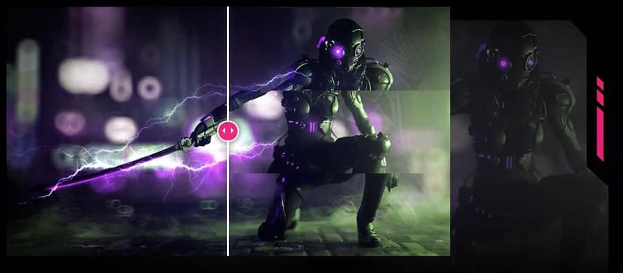 MSI MPG 325CQRXF Gebogen Gaming Monitor H11