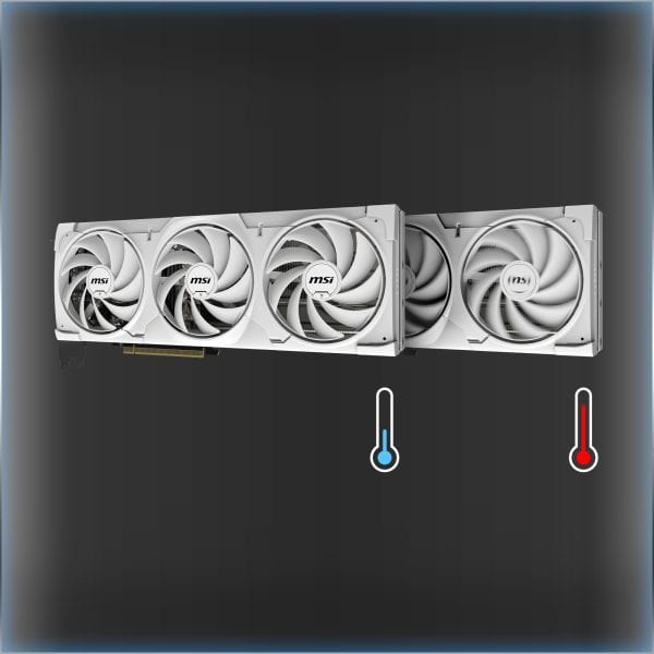 MSI GeForce RTX 5080 16G VENTUS 3X OC WHITE 16GB Grafische Kaart 12