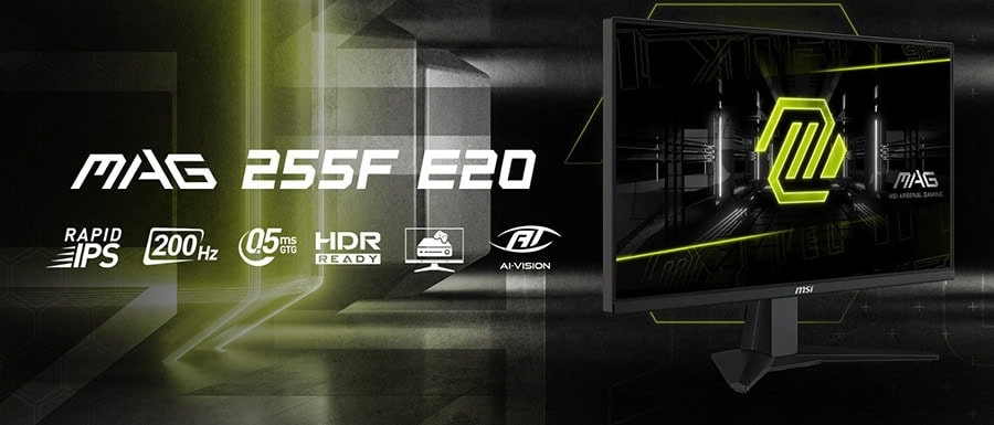 MSI MAG 255F E20 Gaming Monitor H2