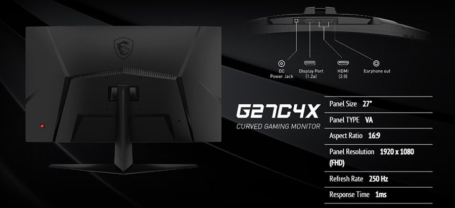 MSI G27C4X Monitor a14