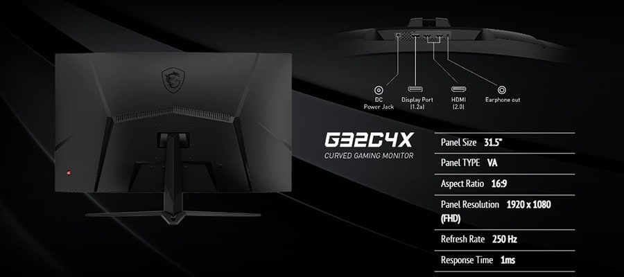 MSI G32C4X Gaming Monitor H14