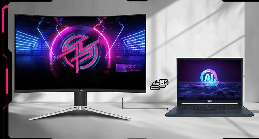 MSI MPG 325CQRXF Gebogen Gaming Monitor H14