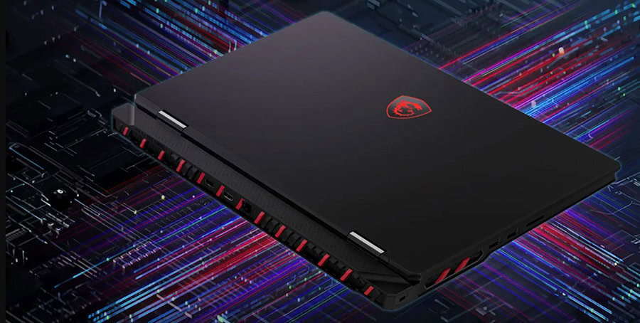 Snelle gaminglaptop van Azoth Gaming met krachtige hardware en geavanceerde graphics voor ultieme game-ervaringen.