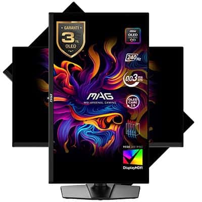MSI MAG 271QP QD-OLED X24 Oyuncu Monitörü H1