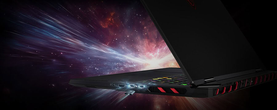 Snelle gaming laptop met krachtige specificaties, ideaal voor intense gaming sessies en e-sports.
