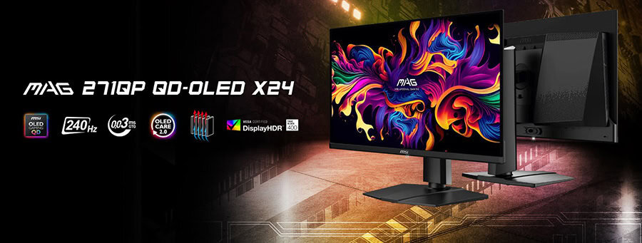 MSI MAG 271QP QD-OLED X24 Oyuncu Monitörü H2
