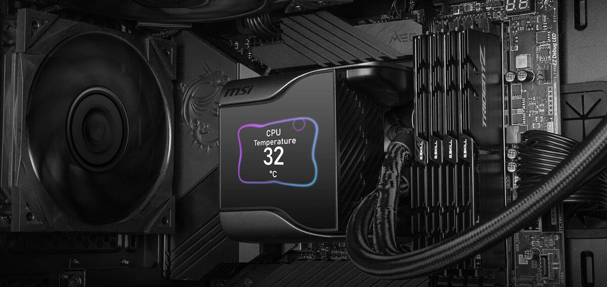 MEG CORELIQUID S360 Zijkant