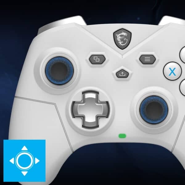 MSI FORCE GC300 WIRELESS White Gamepad h2