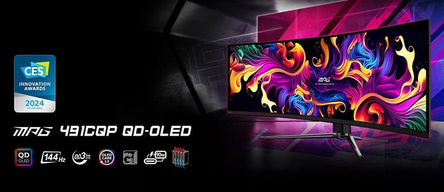 MSI MPG 491CQP QD-OLED Monitor h2