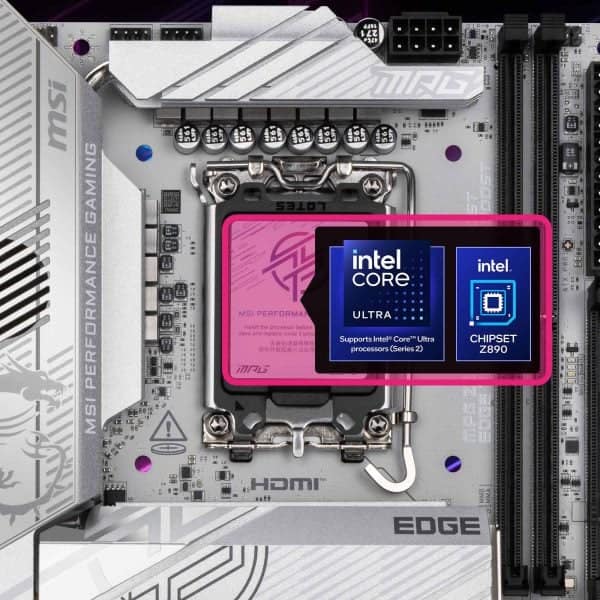 MPG Z890I EDGE TI WIFI bovenaanzicht