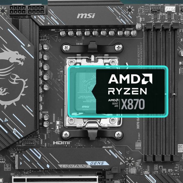 MSI X870 GAMING PLUS WIFI Moederbord h2