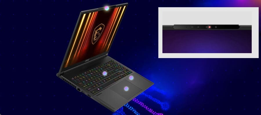 Gaming laptop met RGB-verlichte toetsenbord en high-end specificaties voor ultieme game-ervaring, ideaal voor gamers die op zoek zijn naar kracht en kwaliteit.