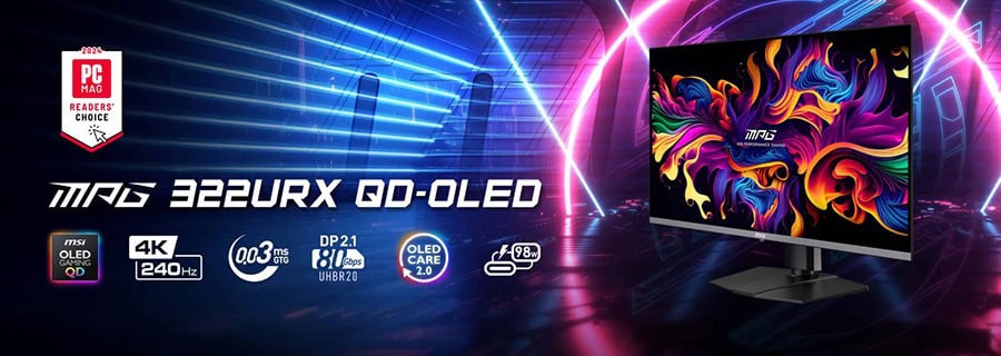 MSI MPG 322URX QD-OLED Oyuncu Monitörü H2