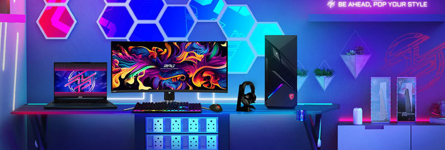 MSI MPG 341CQPX QD-OLED Gaming Monitor H24