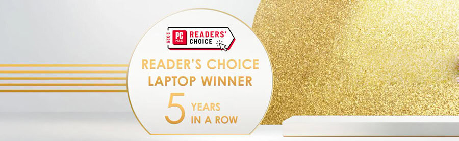 PC Mag Leesers Keuze Laptop Winnaar 5 jaar op rij - Azoth Gaming gaming laptops en accessoires Beste gaming hardware in Nederland.