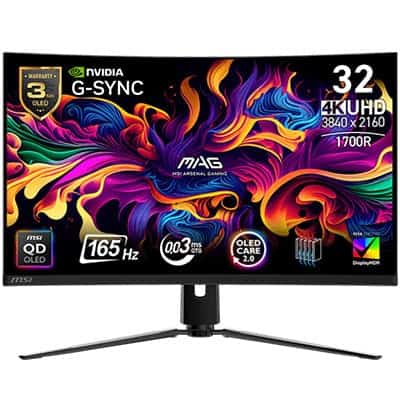 MSI MAG 321CUP QD-OLED Gaming Monitor H1