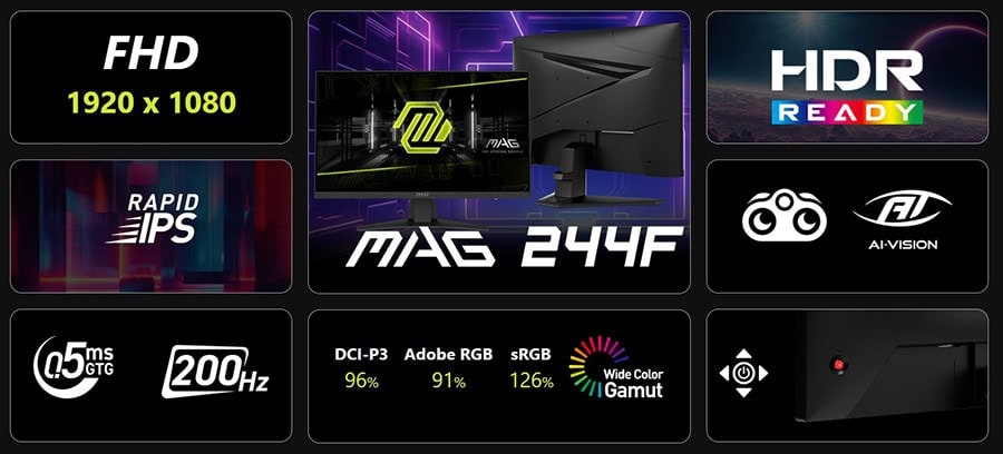 MSI MAG 244F Gaming Monitor h3